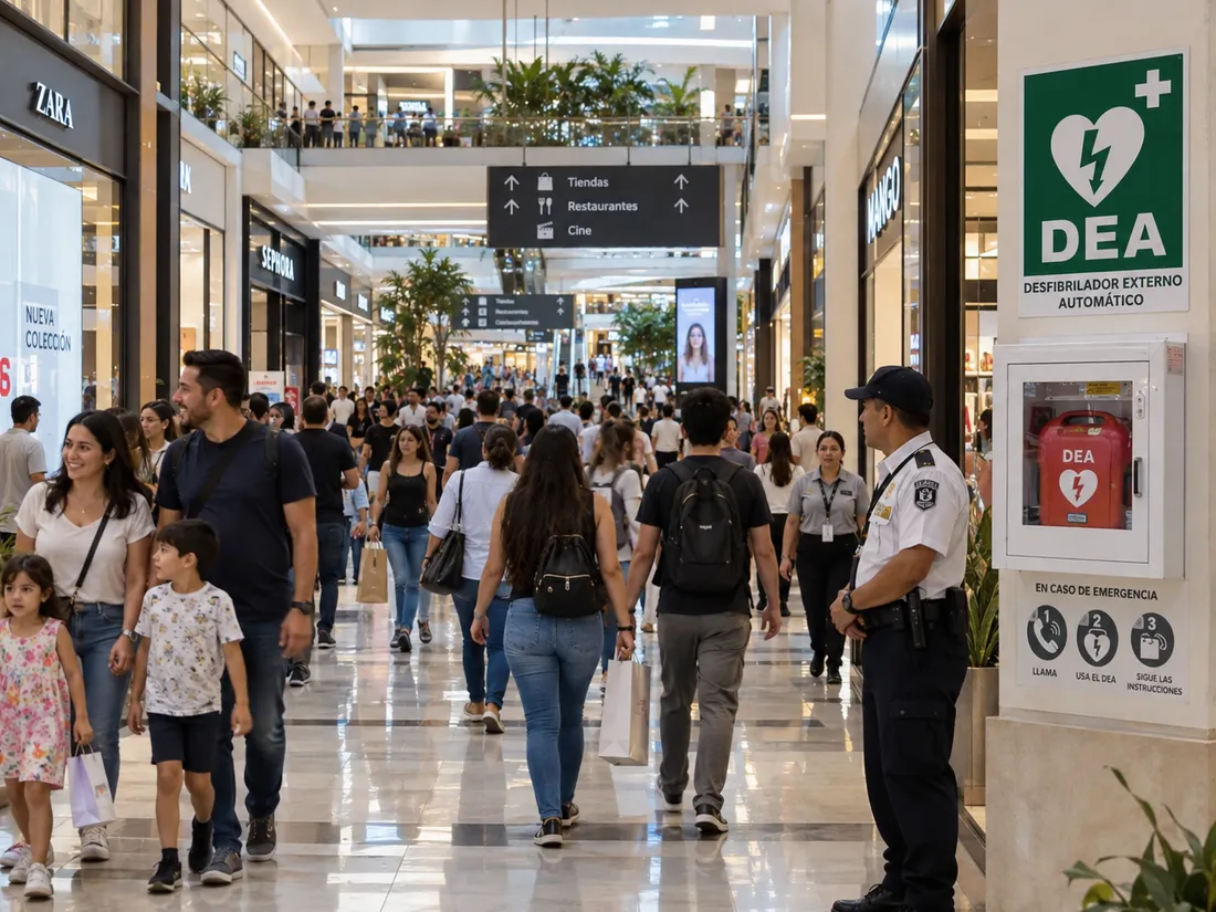 Capacitación en emergencias: Centros comerciales