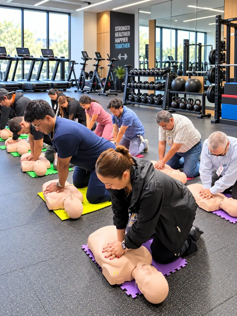 Capacitación en emergencias: Gimnasios y clubes deportivos